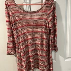 Ella Moss sz M striped sweater